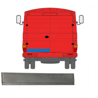 MERCEDES 406-608D 1968-1986 REPARATIE PORTIERA DIN SPATE PANEL / STÂNGA