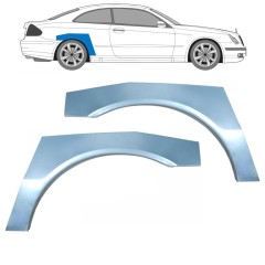 Reparație aripă spate pentru Mercedes CLK W209 2002-2010 / Stânga+Dreapta / Set 9175
