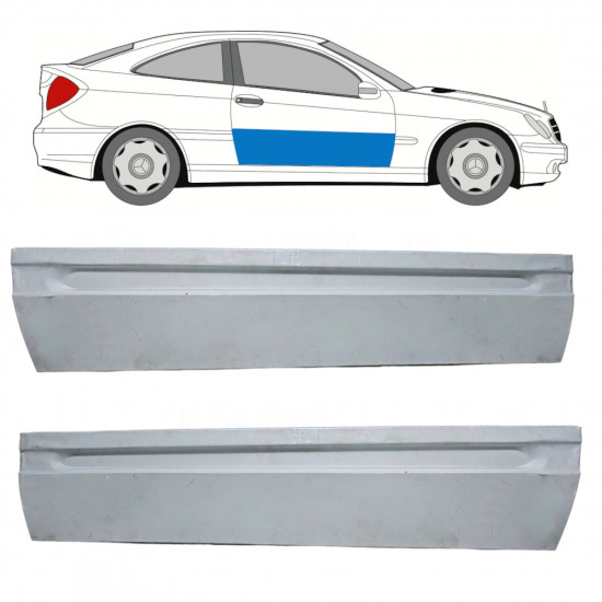 Panou reparație ușă pentru Mercedes CL203 2000-2008 / Stânga+Dreapta / Set 10689