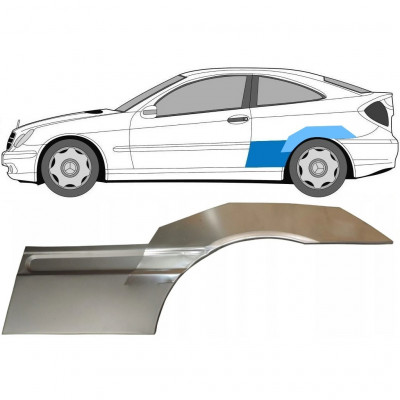 MERCEDES CL203 2000-2008 SEGMENT REPARAȚIE ARIPĂ SPATE / A STABILIT / STÂNGA