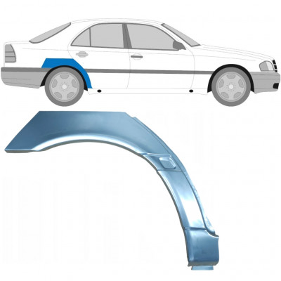 MERCEDES C-CLASS 1993-2001 SEGMENT REPARAȚIE ARIPĂ SPATE / DREAPTA