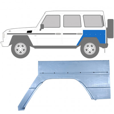 MERCEDES G CLASS 1992- 5 UŞĂ SEGMENT REPARAȚIE ARIPĂ SPATE / STÂNGA