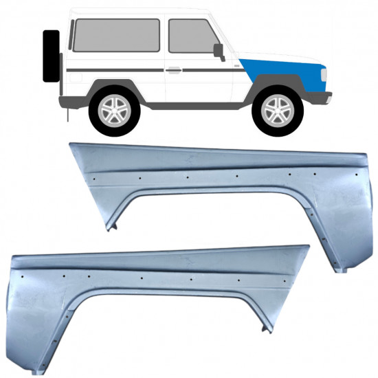 Aripă față pentru Mercedes G-Class 1979-1992 / Stânga+Dreapta / Set 9182