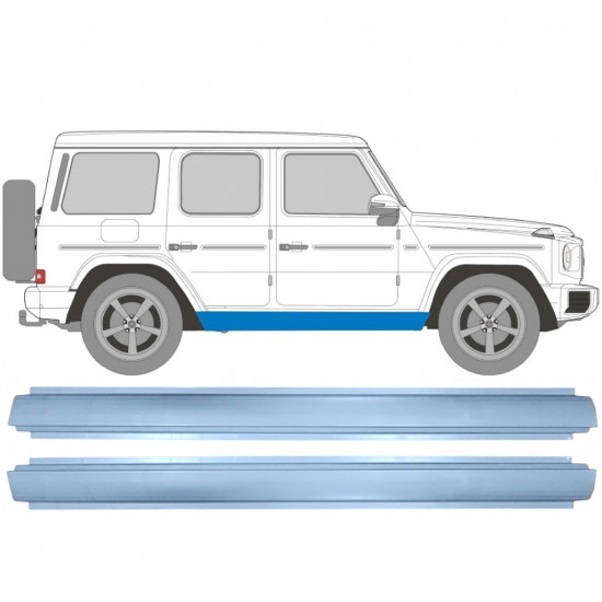 Reparație prag pentru Mercedes G-Class 1979- / Stânga = Dreapta (simetric) / Set 10569