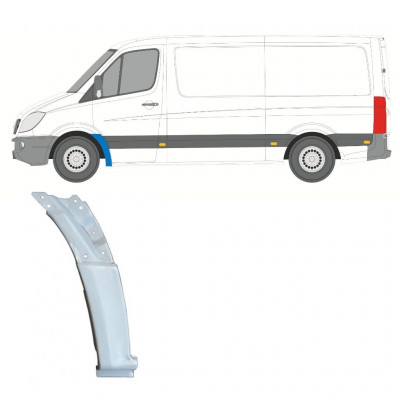 Panou de reparație aripă față pentru Mercedes Sprinter 2006- / Stânga 7413