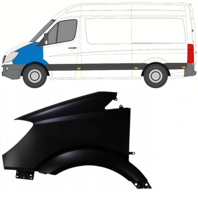 Aripă față pentru Mercedes Sprinter 2006-2013 / Stânga 7415