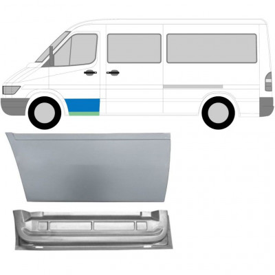 MERCEDES SPRINTER 1995-2006 FRONTAL UŞĂ PANOU DE REPARATII / A STABILIT / STÂNGA