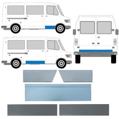 Panou reparație ușă pentru Mercedes T1 207-410 1977-1995 / Stânga+Dreapta / Set 12633