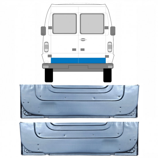 Reparație interioară ușă spate pentru Mercedes T1 1977-1996 / Stânga+Dreapta / Set 9568