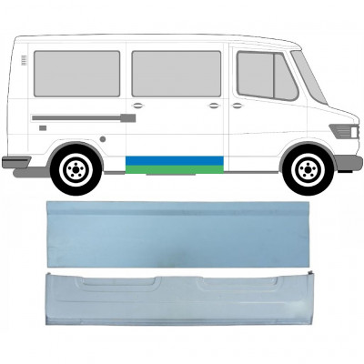 Reparație ușă culisantă interior + exterior Mercedes pentru Mercedes T1 1977-1996 / Stânga = Dreapta (simetric) / Set 9566