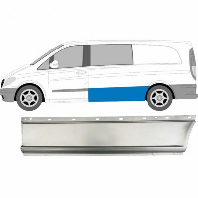 Panou reparație lateral pentru Mercedes Vito 2003-2014 / LWB / Stânga 7460