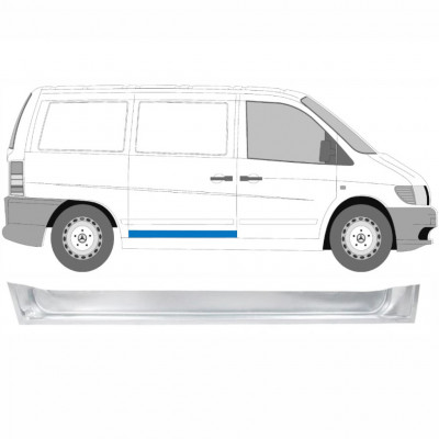 Reparație prag ușă culisantă pentru Mercedes Vito 1996-2003 / Dreapta 8278