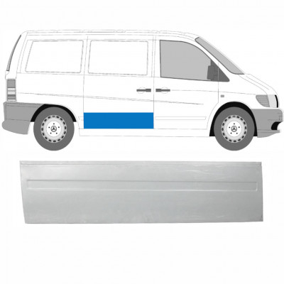 Reparație exterioară ușă glisantă pentru Mercedes Vito 1996-2003 / Dreapta 8279