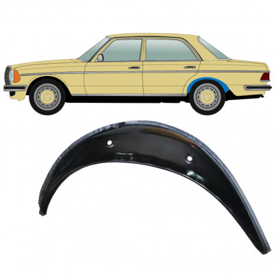 Reparație aripă interioară spate pentru Mercedes W123 1975-1985 / Stânga 8037