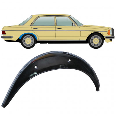 Reparație aripă interioară spate pentru Mercedes W123 1975-1985 / Dreapta 8036