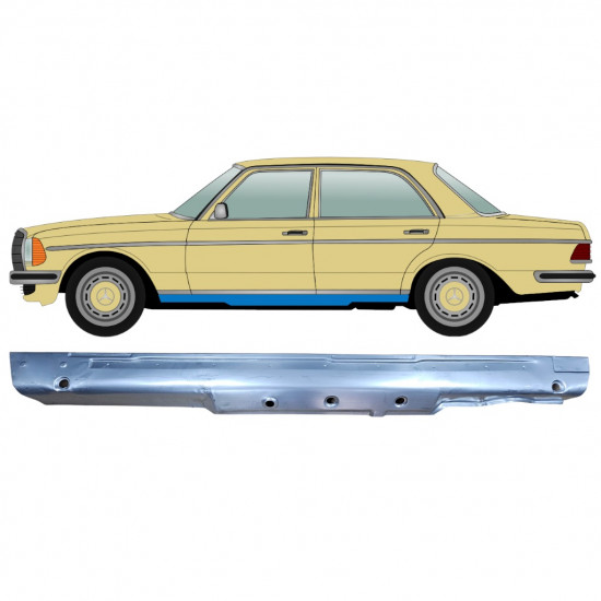 Prag complet pentru Mercedes W123 1975-1985 / Stânga 6765