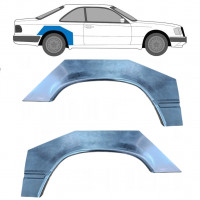 Reparație aripă spate pentru Mercedes W124 1984-1997 / Stânga+Dreapta / COUPE / Set 9233