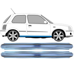 Reparație prag pentru Nissan Micra K11 1992-2003 / Stânga+Dreapta / Set 16148