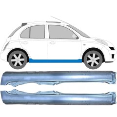 Prag complet pentru Nissan Micra K12 2002-2010 / Stânga+Dreapta / Set 9628