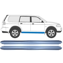 Reparație prag pentru Mitsubishi Pajero Sport 1996-2008 / Stânga = Dreapta (simetric) / Set 10084