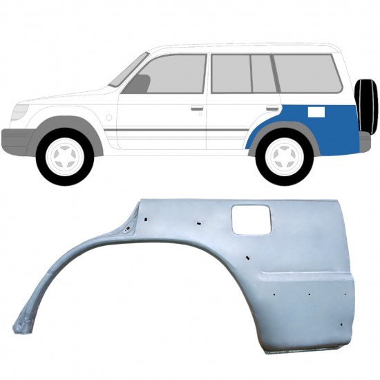 MITSUBISHI PAJERO 1991-1999 SEGMENT REPARAȚIE ARIPĂ SPATE / STÂNGA