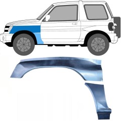 Panou de reparație aripă față pentru Mitsubishi Pajero Pinin 1998-2007 / Stânga / Set 10056