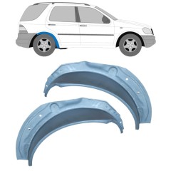 Reparație aripă interioară spate pentru Mercedes M-Class ML W163 1998-2005 / Stânga+Dreapta / Set 16292