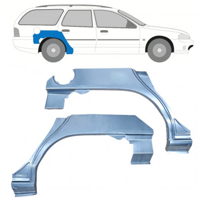 Reparație aripă spate pentru Ford Mondeo 1993-2000 / Stânga+Dreapta / Set 9921