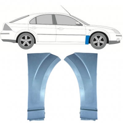 Panou de reparație aripă față pentru Ford Mondeo 2000-2007 / Stânga+Dreapta / Set 10049