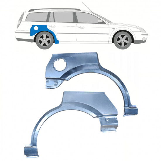 Reparație aripă spate pentru Ford Mondeo 2000-2007 / Stânga / COMBI / Set 9925