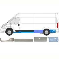 Set panouri de reparare pentru Opel Movano 2021-2026 / Stânga 16808