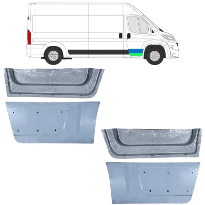 Panou de reparație ușă față interior + exterior pentru Opel Movano 2021-2026 16480