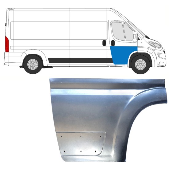 Reparație ușă față pentru Opel Movano 2021-2026 / Dreapta 16482