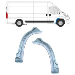 Reparație aripă față pentru Opel Movano 2021-2026 / Stânga+Dreapta 16400