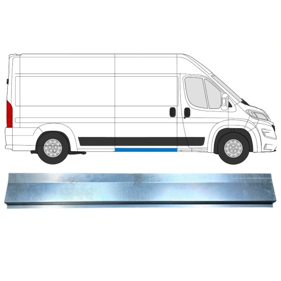 Reparație prag interior pentru Opel Movano 2021-2026 / Stânga = Dreapta (simetric) 16474