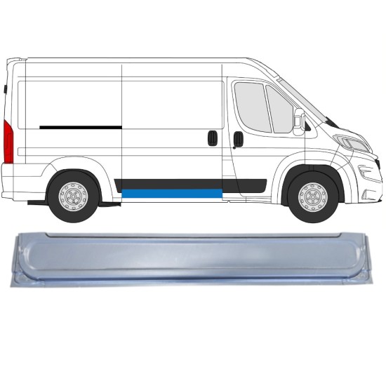 Reparație prag ușă culisantă pentru Opel Movano 2021-2026 / Dreapta 16404