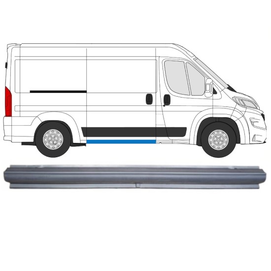 Prag ușă cu ușă culisantă dreapta