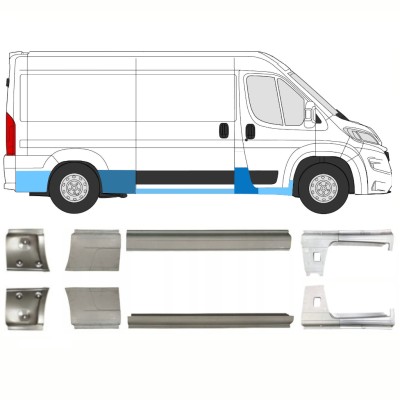 Set panouri de reparare pentru Opel Movano 2021-2026 / Stânga+Dreapta 16444