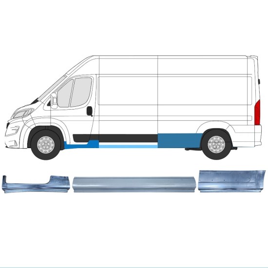 Set panouri de reparare pentru Opel Movano 2021-2026 / Stânga / 16525