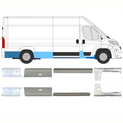 Set panouri de reparare pentru Opel Movano 2021-2026 / Stânga+Dreapta / 16446