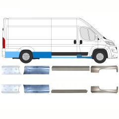 Set panouri de reparare pentru Opel Movano 2021-2026 / Stânga+Dreapta 16465