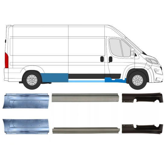 Set panouri de reparare pentru Opel Movano 2021-2026 / Stânga+Dreapta 16464
