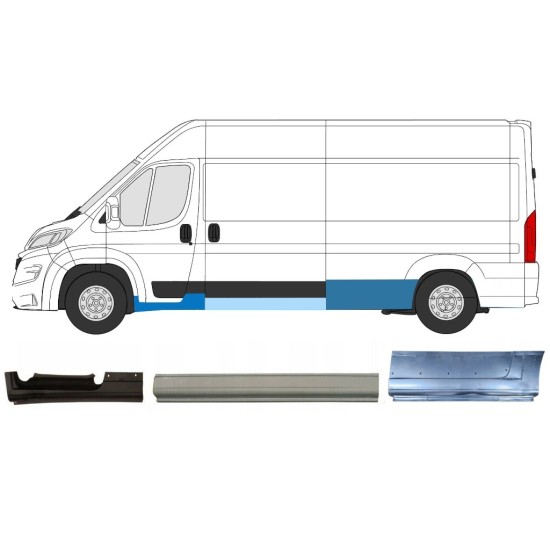 Set panouri de reparare pentru Opel Movano 2021-2026 / Stânga 16538