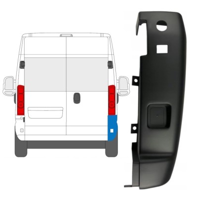 Colț bară spate 180 grade pentru Opel Movano 2021-2026 / Dreapta 15799