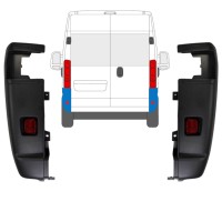 Colț bară spate 270 grade pentru Opel Movano 2021-2026 / Stânga+Dreapta / Set 15797