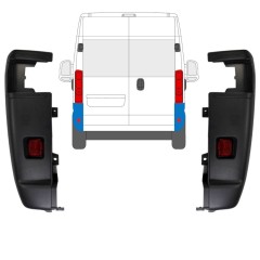 Colț bară spate 270 grade pentru Opel Movano 2021-2026 / Stânga+Dreapta / Set 15797