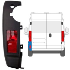 Colț bară spate cu lampă pentru Opel Movano 2021-2026 / Stânga / Set 15773
