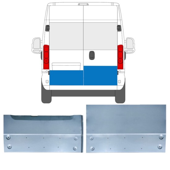 Reparație ușă spate pentru Opel Movano 2021-2026 / Stânga+Dreapta 16516