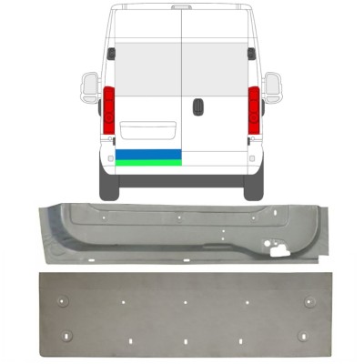 Reparație ușă spate pentru Opel Movano 2021-2026 / Dreapta / Set 16518