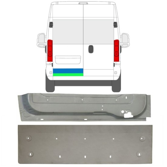 Reparație ușă spate pentru Opel Movano 2021-2026 / Dreapta / Set 16518